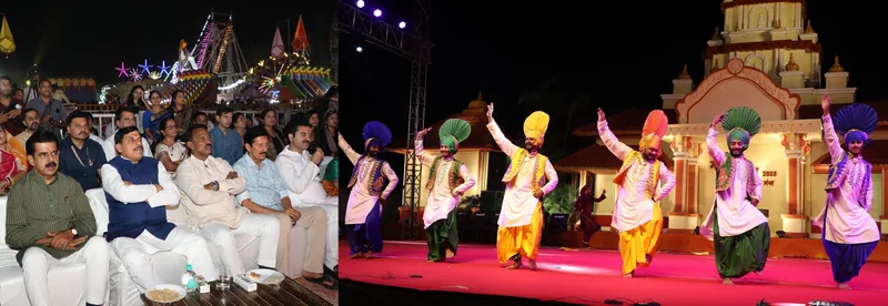 मालवा उत्सव मंच पर लोक नृत्य का विज्ञप्ति चित्र